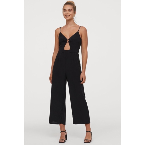 Black Cut-out Jumpsuit | Size 4 - Picture 1 of 5